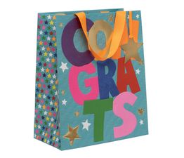 Glick - Large Gift Bag Congrats And Hooray