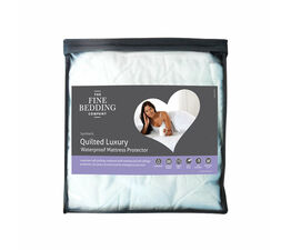 The Fine Bedding Company Quilted Luxury Waterproof Mattress Protector