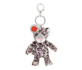Keel Toys - Keeleco Enchanted World Snow Leopard Soft Toy Bag Charm