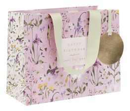 Glick - Medium Landscape Gift Bag Lilac Luxe