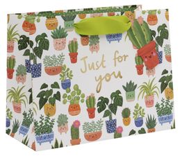 Glick - Medium Landscape Gift Bag Planty Pals