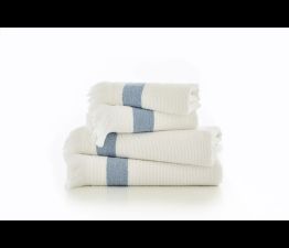 The Lyndon Company - Oakwood Ridge Textured Towel Blue
