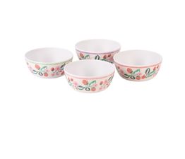Cath Kidston - Raspberry 4 Pack Melamine Cereal Bowl