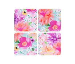 Maxwell Williams - Teas &amp; Cs Dahlia Daze Coaster Set of 4