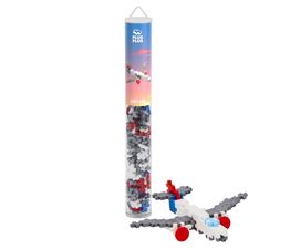 Plus-Plus - Airplane Tube 100 Piece 2D or 3D Puzzle