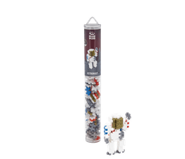Plus-Plus - Astronaut Tube 100 Piece 2D or 3D Puzzle