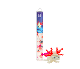 Plus-Plus - Axolotl Tube 100 Piece 2D or 3D Puzzle