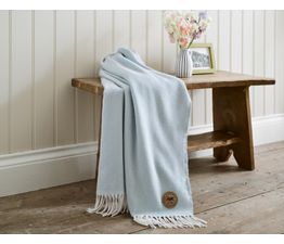 The Lyndon Company - Arcadia Throw Blue Fog