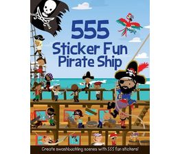 555 Sticker Fun Pirate Ship Sticker Activity Book