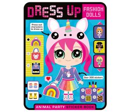 Dress Up Fashion Dolls Animal Party Activity Book