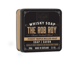 The Scottish Fine Soaps Company - Whisky Cocktail Soap in a Tin The Rob Roy