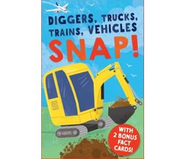 Snap Diggers Trucks Trains Vehicles Pairs Card Game
