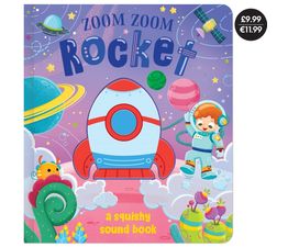 Squishy Vehicle Rocket Sound Book