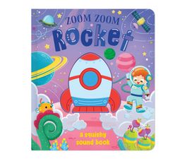 Squishy Vehicle Rocket Sound Book