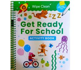 Get Ready for School Wipe Clean Book