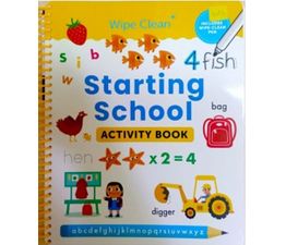 Get Starting School Wipe Clean Book