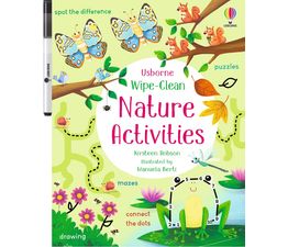 Nature Activities Wipe Clean Book