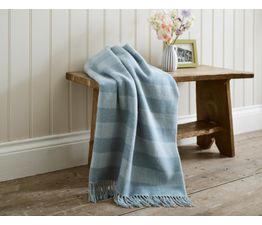 Lobster Creek - St.Ives Throw Steel Blue