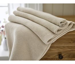 Lobster Creek - Saunton Stitch Throw Mocha