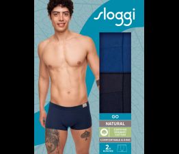 Sloggi Men - GO Natural Hipster 2 Pack