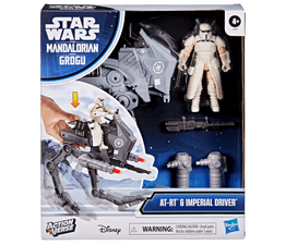 Star Wars - ActionVerse AT-RT &amp; Imperial Remnant AT-RT Driver Figure