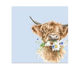 Wrendale Designs - Daisy Coo Highland Cow Napkin