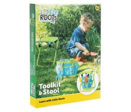 Wilton Bradley - Little Roots Folding Stool &amp; Tool Playset