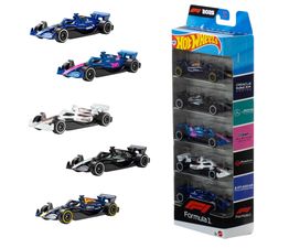 Hot Wheels - Basic Car 5 Pack Formula 1