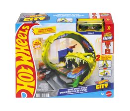 Hot Wheels - City Snake Attack Gas Station Toy Car Playset