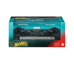 Hot Wheels - Premium Formula 1 Mercedes-AMG Petronas F1 Team Toy Car 2 Pack