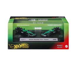 Hot Wheels - Premium Formula 1 Stake F1 Team Kick Sauber Toy Car 2 Pack