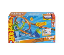 Hot Wheels - Stunt Tracks Rapid Launch Cyclone Toy Car Playset