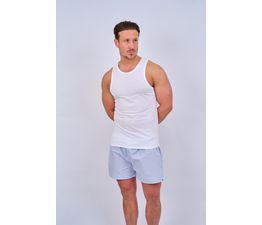 HJ Hall - 2 Pack Vest White