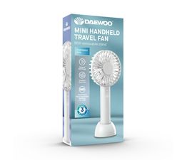 Daewoo - Mini Handheld Fan With Stand