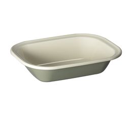 J&amp;L - 24cm Enameled Sage Green Pie Dish