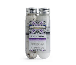 The Somerset Toiletry Co. - Tile Print Bath Duo Blackcurrant Musk