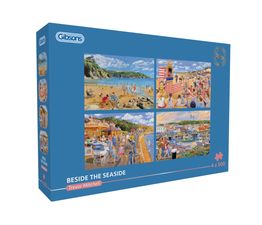 Gibsons - Beside the Seaside 4 x 500 Piece Jigsaw Puzzle