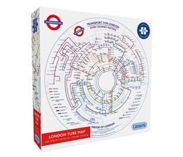 Gibsons - TfL Circular Underground Map 500 Piece Jigsaw Puzzle