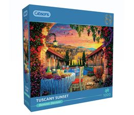 Gibsons - Tuscany Sunset 1000 Piece Jigsaw Puzzle