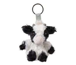 Wrendale Designs - Mathilda Black and White Holstein Cow Plush Keyring