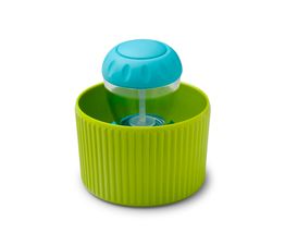 Zeal - Dish Brush in Holder Lime &amp; Aqua