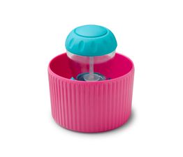 Zeal - Dish Brush in Holder Pink &amp; Aqua