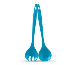 Zeal - Melamine Salad Servers Set of 2 Aqua
