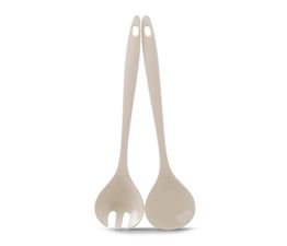 Zeal - Melamine Salad Servers Set of 2 Cream