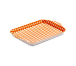 Zeal - Mini Gingham Tray Orange