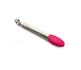 Zeal - Mini Tongs 20cm Silicone Neon Pink