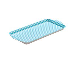 Zeal - Sandwich Gingham Tray Aqua