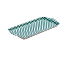 Zeal - Sandwich Gingham Tray Forest Green