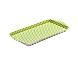 Zeal - Sandwich Gingham Tray Lime