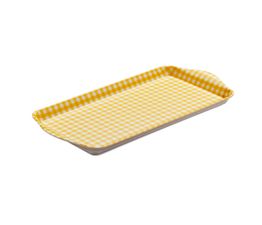 Zeal - Sandwich Gingham Tray Mustard